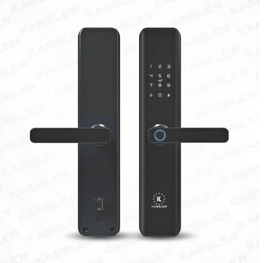 Khóa cửa vân tay Kassler KL-669 BLACK APP (MÀU ĐEN)